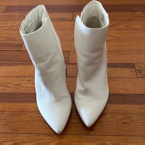 White Ankle Boots